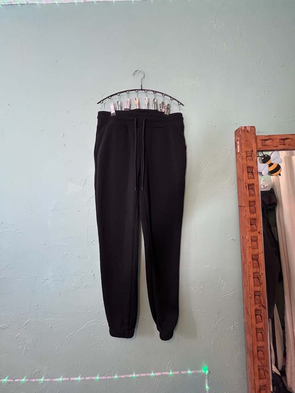 Just Be Black Side Pocket Jogger Sweatpants Size S